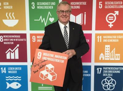 Reinhold Sendker beim Aktionstag 2030  Nachhaltigkeitsagenda umsetzen - Reinhold Sendker beim Aktionstag 2030  Nachhaltigkeitsagenda umsetzen