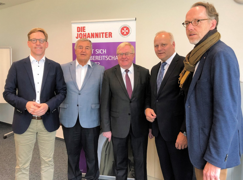 V.l.: Marc Henrichmann, Joachim Schmidt, Reinhold Sendker, Johannes Rring und Udo Schrder-Hrster