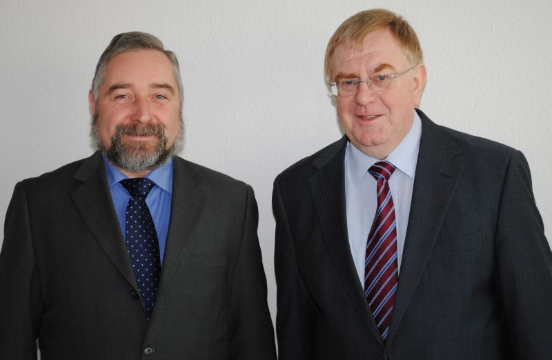 Michael Geuckler (l.) und Reinhold Sendker MdB trafen sich in Berlin zu einem Gesprch.