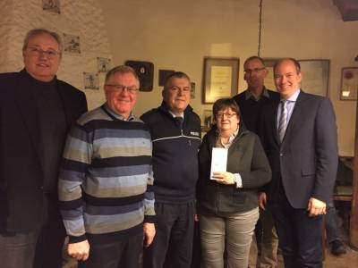 (v.l.) Michael Topmller, Reinhold Sendker, Andre Konze, Ingrid Halene, Dietmar Schulte und Daniel Hagemeier - (v.l.) Michael Topmöller, Reinhold Sendker, Andre Konze, Ingrid Halene, Dietmar Schulte und Daniel Hagemeier