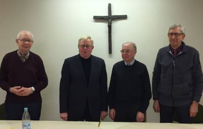 (v.l.) Franz Deppe (Sprecher), Reinhold Sendker MdB, Hermann Thiele und Gerd Pelkmann - (v.l.) Franz Deppe (Sprecher), Reinhold Sendker MdB, Hermann Thiele und Gerd Pelkmann