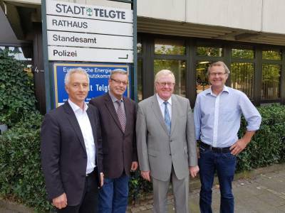 (v. l.): Wolfgang Pieper, Karl-Heinz Greiwe, Reinhold Sendker und Christoph Boge - (v. l.): Wolfgang Pieper, Karl-Heinz Greiwe, Reinhold Sendker und Christoph Boge