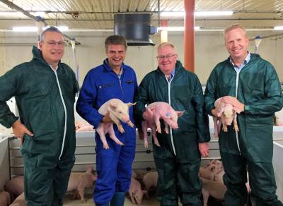 Bild v.l.: Rudolf Borghoff (Landwirtschaftskammer), Egbert Wiling, Reinhold Sendker MdB und Henning Rehbaum MdL - Bild v.l.: Rudolf Borghoff (Landwirtschaftskammer), Egbert Wißling, Reinhold Sendker MdB und Henning Rehbaum MdL