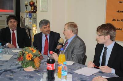 Reinhold Sendker MdB zu Besuch beim Oelder Fussball-Bezirksligisten Barisspor Oelde.