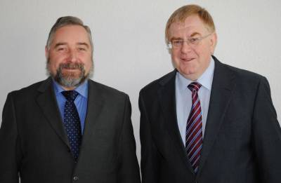 Michael Geuckler (l.) und Reinhold Sendker MdB trafen sich in Berlin zu einem Gesprch. - Michael Geuckler (l.) und Reinhold Sendker MdB trafen sich in Berlin zu einem Gespräch.