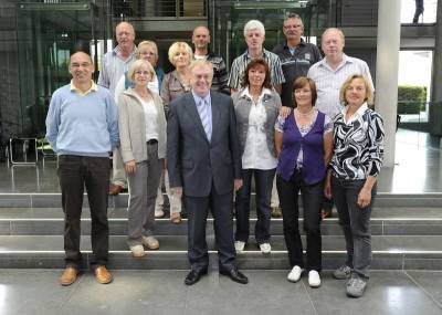 Reinhold Sendker MdB und die Besucher aus Warendorf im Deutschen Bundestag - Reinhold Sendker MdB und die Besucher aus Warendorf im Deutschen Bundestag