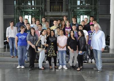 Schler der Geschwister-Scholl-Hauptschule zu Gast im Deutschen Bundestag. - Schüler der Geschwister-Scholl-Hauptschule zu Gast im Deutschen Bundestag.