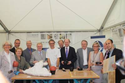 Reinhold Sendker MdB besucht die 18. Berufsorientierungsmesse (BOM) in Warendorf.