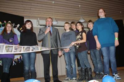 Reinhold Sendker zum UNICEF Aktionstag in der Fritz-Winter-Gesamtschule.