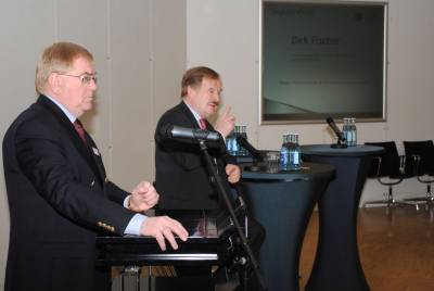 Reinhold Sendker und der Verkehrspolitische Sprecher der CDU/CSU Bundestagfraktion Dirk Fischer MdB.