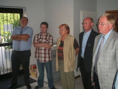 Reinhold Sendker MdB besucht die Firma Becklnne in Wadersloh.