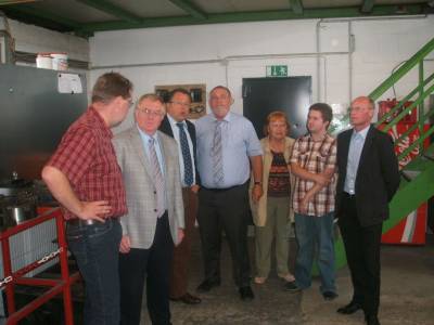 Reinhold Sendker MdB besucht die Firma Becklnne in Wadersloh.