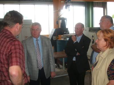 Reinhold Sendker MdB besucht die Firma Becklnne in Wadersloh.