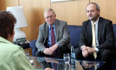 Reinhold Sendker MdB bei der Niederlegung seines Landtagsmandates in Dsseldorf.
