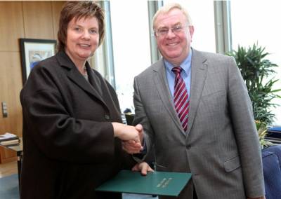 Reinhold Sendker MdB bei der Niederlegung seines Landtagsmandates in Dsseldorf.