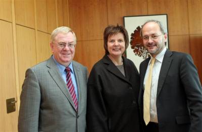 Reinhold Sendker MdB bei der Niederlegung seines Landtagsmandates in Dsseldorf.