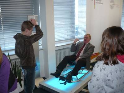 Reinhold Sendker MdB besucht die Expedition Materia.