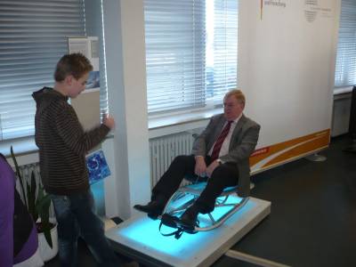 Reinhold Sendker MdB besucht die Expedition Materia.