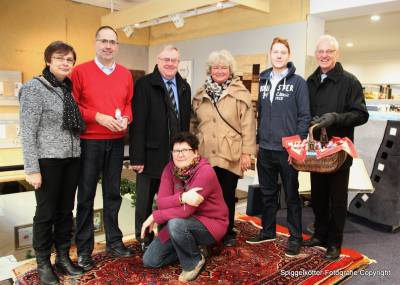 Bei Tapeten-Steinhoff mit Poststation, Weststrasse
