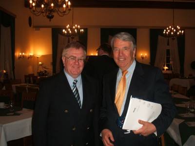 Reinhold Sendker und NRW-Finanzminister a.D. Helmut Linssen. - Reinhold Sendker und NRW-Finanzminister a.D. Helmut Linssen.