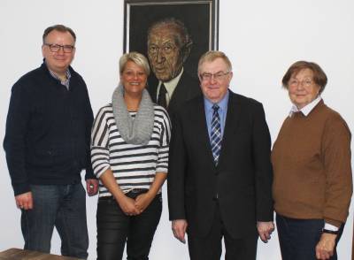 von links: Martin Arnst, Bianca Fchtenktter, Reinhold Sendker und Gertrud Schulze Westerrath  - von links: Martin Arnst, Bianca Füchtenkötter, Reinhold Sendker und Gertrud Schulze Westerrath 