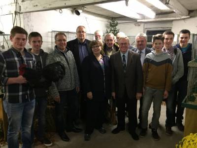 Reinhold Sendker MdB besuchte gemeinsam mit Astrid Birkhahn MdL die Verbandsausstellung der Rassegeflgelzchter in Dolberg. - Reinhold Sendker MdB besuchte gemeinsam mit Astrid Birkhahn MdL die Verbandsausstellung der Rassegeflügelzüchter in Dolberg.