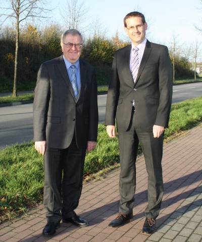 Reinhold Sendker im Gesprch mit Bernd Wittebrock. - Reinhold Sendker im Gespräch mit Bernd Wittebrock.