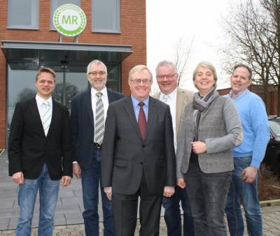 (v.l.) Maik Hanhart, Ludger Sievert, Reinhold Sendker, Georg Hlsmann, Susanne Schulze Bockeloh und Andreas Westermann - (v.l.) Maik Hanhart, Ludger Sievert, Reinhold Sendker, Georg Hülsmann, Susanne Schulze Bockeloh und Andreas Westermann