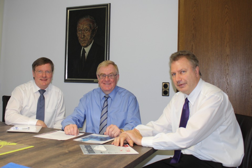 (v.l.) Reinhard Genderka (IfKom), Reinhold Sendker (MdB), Heinz Leymann (IfKom)