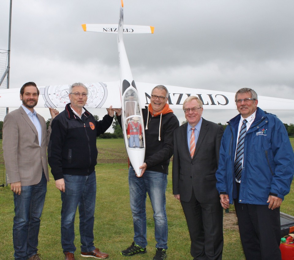 v.l.: Peter Lehmann, Dr. Ulrich Kund, Uwe Zimmermann, Reinhold Sendker MdB, Ludger Katemann