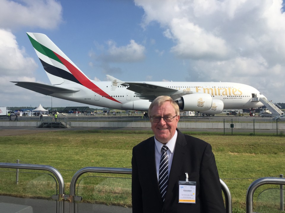 Reinhold Sendker beim Besuch der ILA in Berlin.