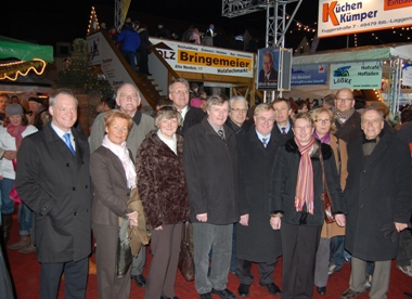 Folgende Landtagsabgeordnete sind auf dem Bild: Werner Jostmeier, Bernhard Schemmer, Prof. Dr. Thomas Sternberg, Wilfried Grunendahl, Bernhard Tenhumberg, Reinhold Sendker, Bernhard Recker