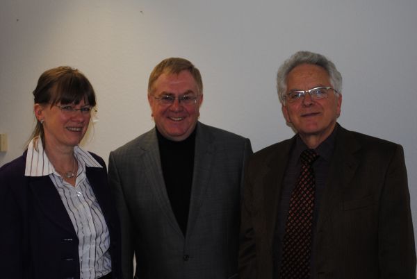 Theresia Theobald, Reinhold Sendker, Dr. Achim Friedrich (v.l.n.r.)