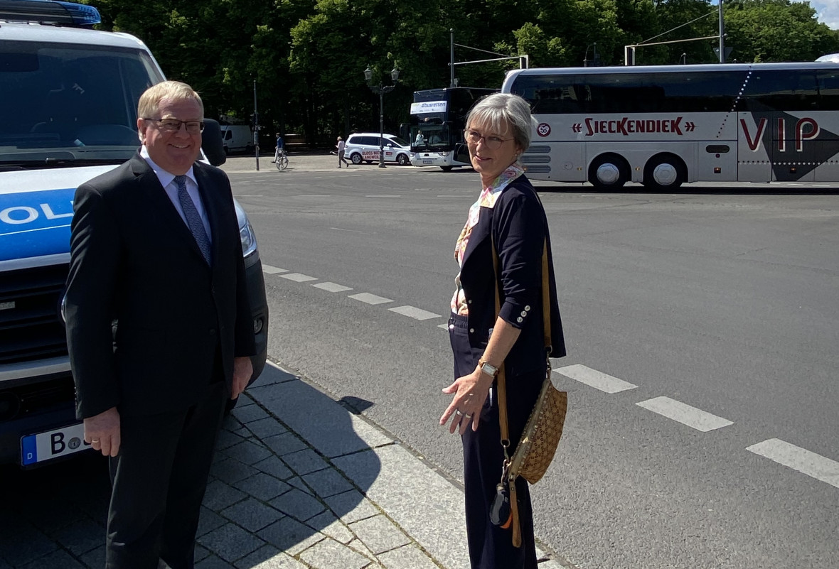 Reinhold Sendker und Bettina Sieckendiek.