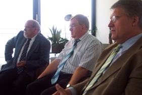 Rolf Krebs, Reinhold Sendker MdL, Prof. Dr. Dr. Thomas Sternberg MdL