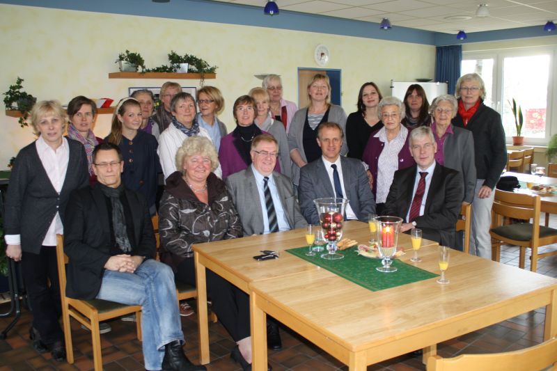 Reinhold Sendker MdB bei seinem Besuch im Mehrgenerationenhaus Beckum.