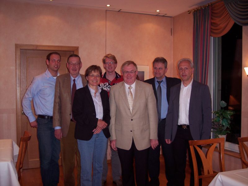 Reinhold Sendker MdB mit dem Vorstand der MIT im Kreis Warendorf