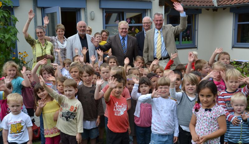 Ihr seid schon ein besonders pfiffiger Kindergarten, erkannte Reinhold Sendker.