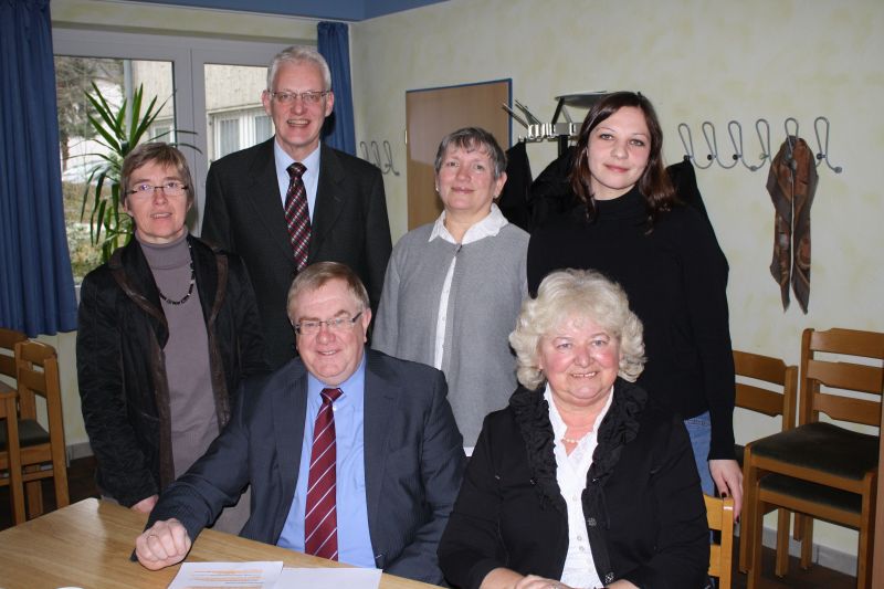 v.l. Lisa Heese, Reinhold Sendker, Martin Mtherich, Martina Wiesrecker, Resi Gerwing und Tessa Rentrup-Wintergalen